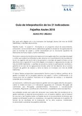 Guía de Interpretación de los 21 Indicadores del Programa Tu Papel 21 para Municipios Urbanos